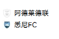 周五001 澳超 阿德莱德联VS悉尼FC