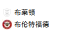 布莱顿VS布伦特福德