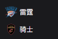 NBA篮球周三305：雷霆VS骑士