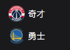 NBA篮球周六309：奇才VS勇士