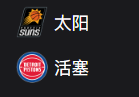 NBA篮球周六307：太阳VS活塞