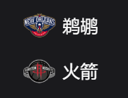 NBA篮球周六307：鹈鹕VS火箭