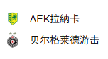  竞足分析2025/7/11 0:30   周四001 欧罗巴 AEK拉纳卡 VS 贝尔格莱德游击